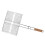 Chrome Steel BBQ Grill Basket Rustproof 4
