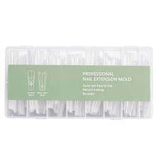 Sandwich Nails Double Forms 240Pcs Long Nail-long trapezoid