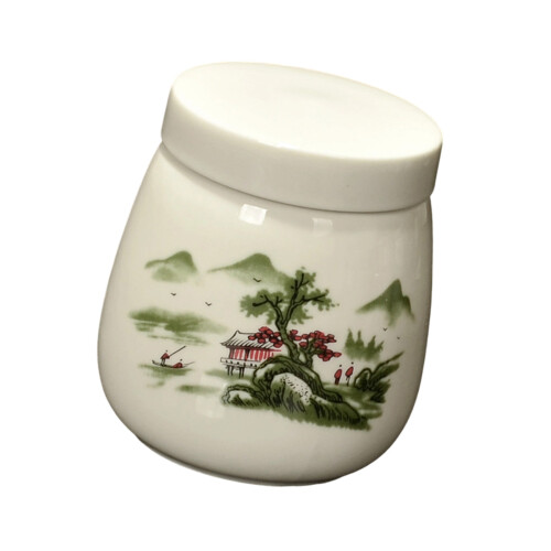 Classical Chinese Ceramic Cookware 220ml-Green mountains and
