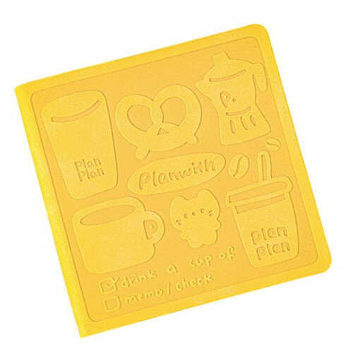 Miniature Journal Notebook Small Notebook With PU-Yellow