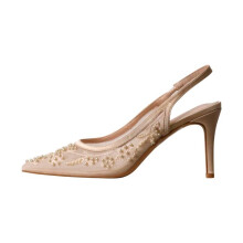Escarpin - SUPER MODE - Bellucci - Oro - Tacco a spillo - Punta affilata