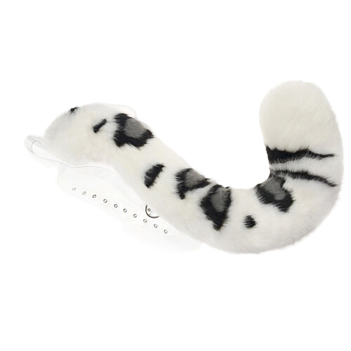Delicate Style Snow Leopard Tail Waist Accessory-first snow