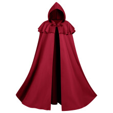 Cape à capuche pour femmes, Cape médiévale, Costumes de-Rouge