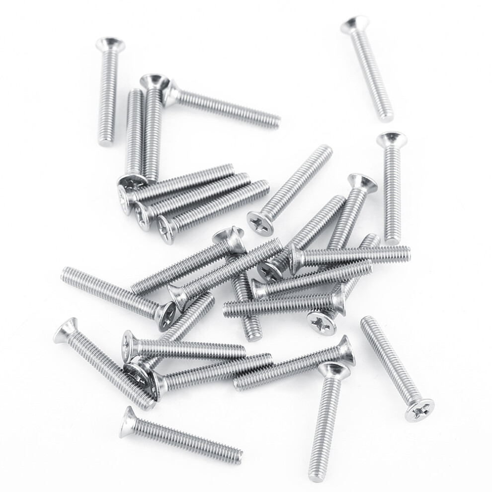 M3x16mm Countersunk Screws 100pc SS304