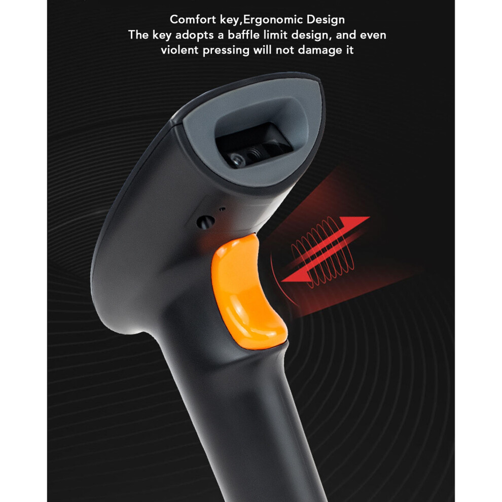 1D 2D Scanner 2.4G BT Wired Wireless Stand
