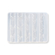 Detailed Resin Nail Craft Mold With Fashionable Butterfly For