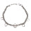 Modische Halskette mit runder Schlaufe und Fransendetail, 1