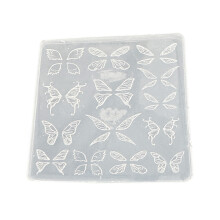 Professional Nail Art Silicone Mold Butterfly Wing Pattern