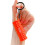 Verspielter Mini-Schaumstoffrollen-Schlüsselhalter,-Orange 1