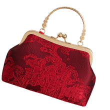 Fashion Accessory Chinese Cheongsam Crossbody-red single bag
