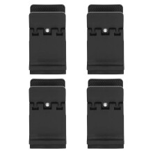 Black Furniture Risers with Screw Clamp 4pcs