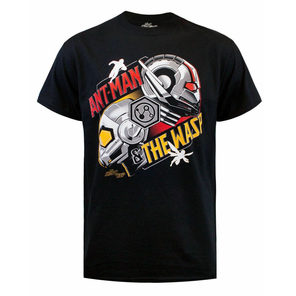 Marvel (Medium) Ant-Man Short Sleeved T-Shirt (Mens Black)