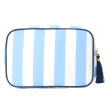 Polyester make-uptasje, cosmetische houder, afneembare-Blauw