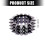 Retro Punk Style Rivet Elastic Bracelet Comfortable-silver 3