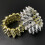 Retro Punk Style Rivet Elastic Bracelet Comfortable-black 6