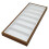 Sturdy Wood Multiple Pair Sunglass Holder Showcases 7-White 1