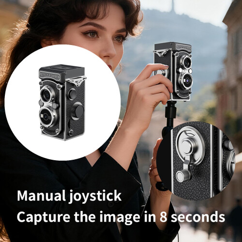 Travel Camera Double Lens Digital Camera 32GB Space-Black 2
