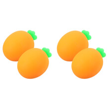 4Pcs Funny Carrot Squeeze Toys Soft Stretchy Orange Tpr Sensory Toys