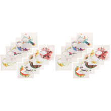 20Pcs Lightweight Temporary Face and Eye Tattoos Stickers for Cosplay