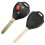 Clé de voiture à distance de Construction ABS à 3/4 boutons,-B 7