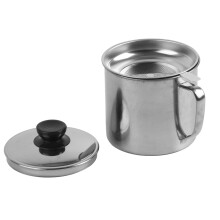 304 Stainless Steel Kitchen Oil Can 1.3L