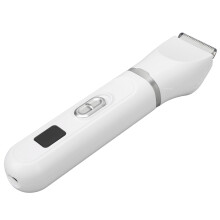 Weiße kabellose Hundeschermaschine, 4 Klingen, 600 mAh NiMH