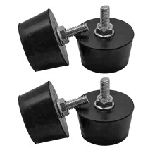 4Pcs M6 Rubber Feet Pad For Air Compressor With Anti Vibration