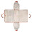 Compact Foldable Luggage Bag Fits Train Overhead-Ivory handles0 1