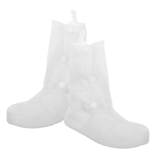 2Paires Protège-Chaussures Antidérapants PVC Réutilisable