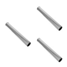 3Pièces Kit Tuyaux Poêle De Résistant Vent En Acier Inoxydable