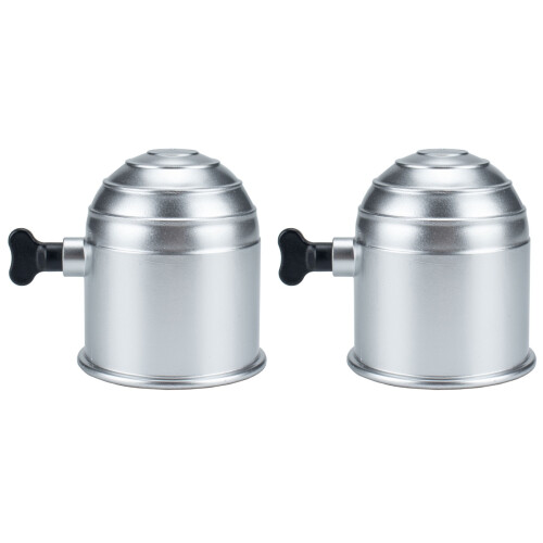 2Pièces Argent Pour Boule Remorque Qualité Supérieure