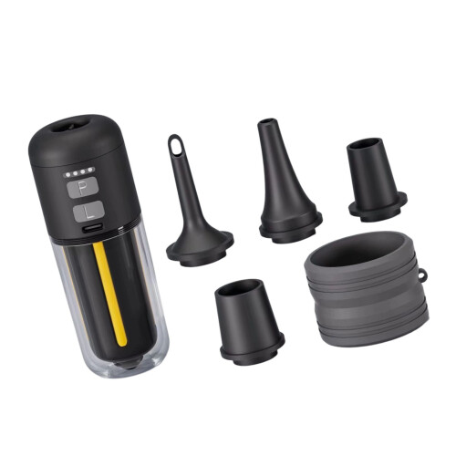 Fast Inflation Deflation Device With 5 Nozzles And-Black