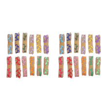 24Rouleaux Ruban Lin Rustique DIY Ruban Décoratif Mariage