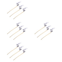 12Pièces Kit Leviers Argentés Robustes Pour Réparation Wc
