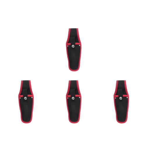 4Pcs Versatile Canvas Tool Pouches with Belt Holder for Home Repairs