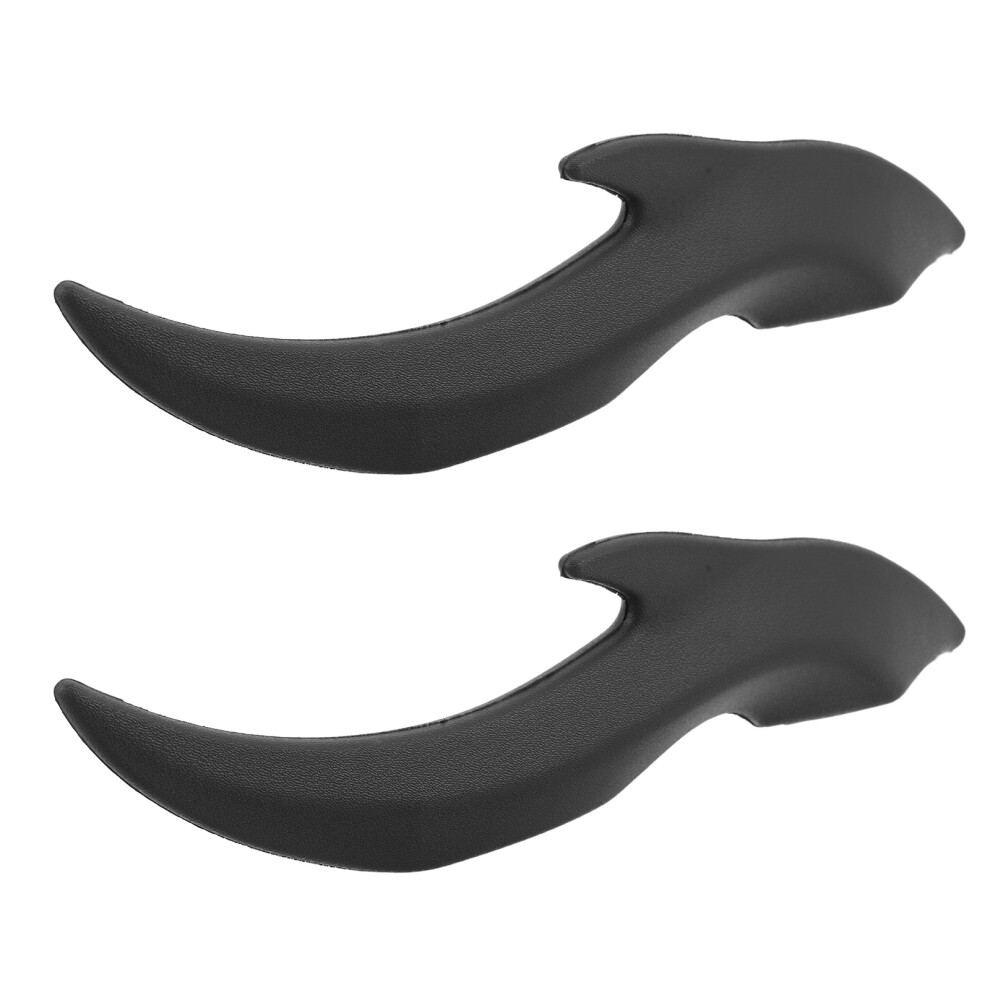1Pair Eva Car Roof Dragon Horn Ornament 3D Evil Horns Exterior Black 3321272319742
