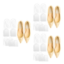 18Paires Semelles Talon Gel Transparent Adhésives Conduite