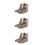 3Paires Surtouts Chaussures Reutilisables Silicone Anti- 1