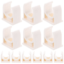 20Clamps PVC Durables Pour Installation De Tuyauterie