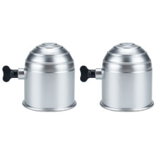 2Pcs Silver Tow Bar Ball Cap Fits Standard Towball for Car Trucks
