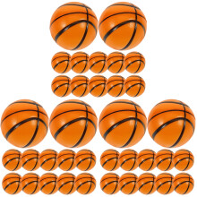 36Pcs Portable Orange PU Stress Balls Squeeze Toys for Fun and Relax