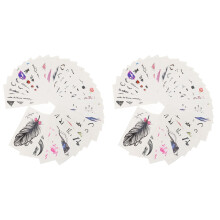 60Stickers Tatouages Temporaires Cicatrices Fausse