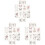 60Sheets Decorative Temporary Tattoos Sticker Easy Apply for Party Use 1