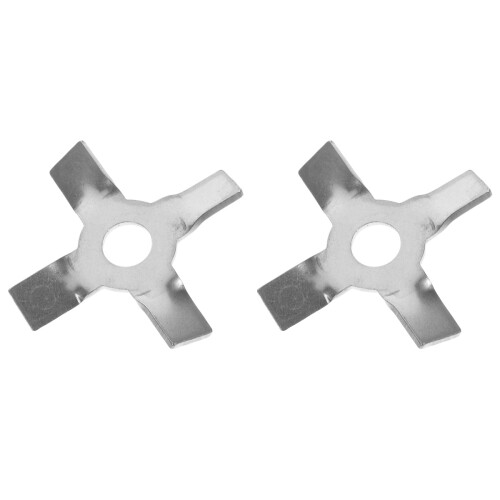 2Pcs Cross-Shaped Stainless Steel Stirrer for Lab Experiments