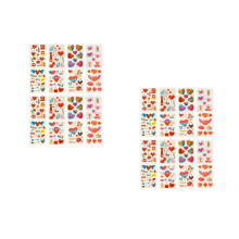 32Sheets Valentines Day Festival Face Stickers Party Body Art Tattoos