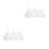 2Pcs Transparent Divided Snack Tray Multicompartment Pet Pc for Home 1