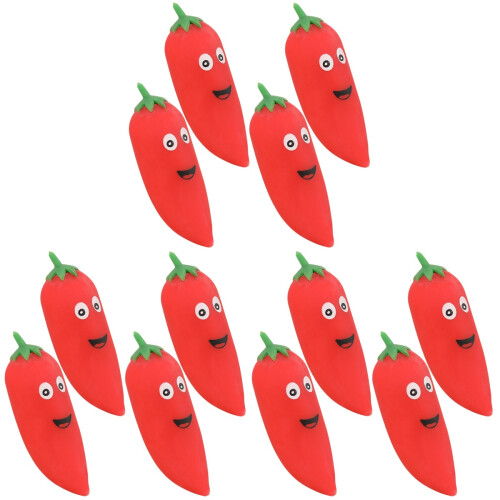 12St Chili Stress Squeeze Speeltjes Voor Ontspanning