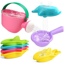 Light Weight Portable Water Playing Toy Set Swimming-6pcs pink