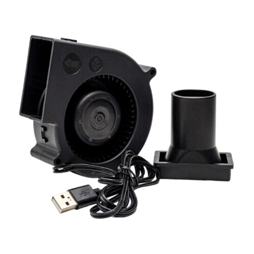 Light Weight USB 5V Blower For Backyard Fire Pit-fan and duct
