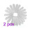 2 Pack Non-Slip Heel Stickers Protectors Inserts Silicon Cushion 1
